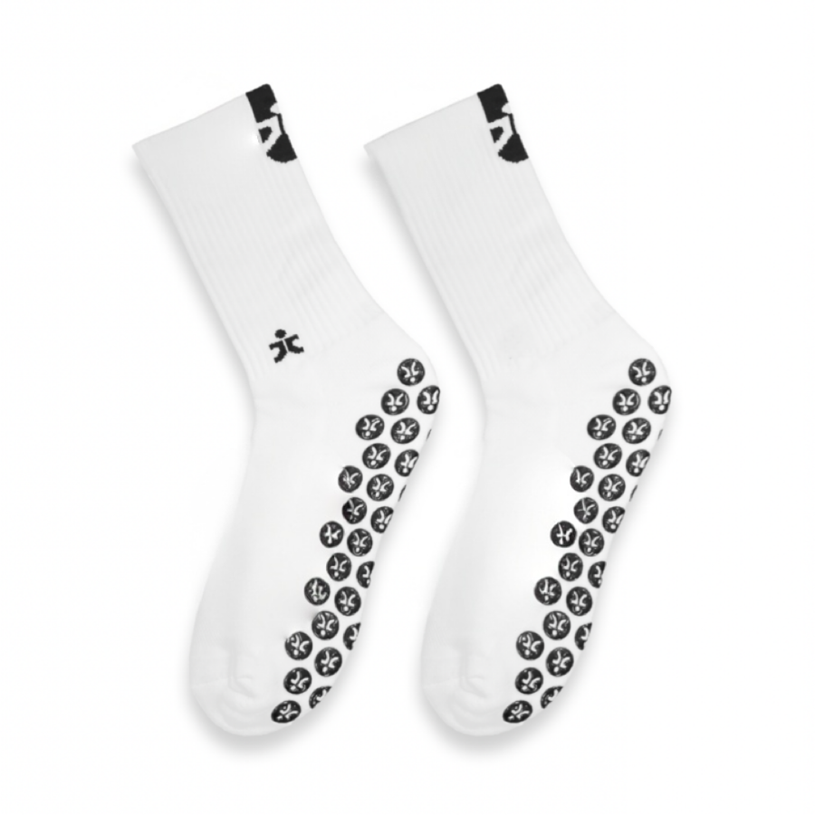 Personalised White Elite Grip Socks