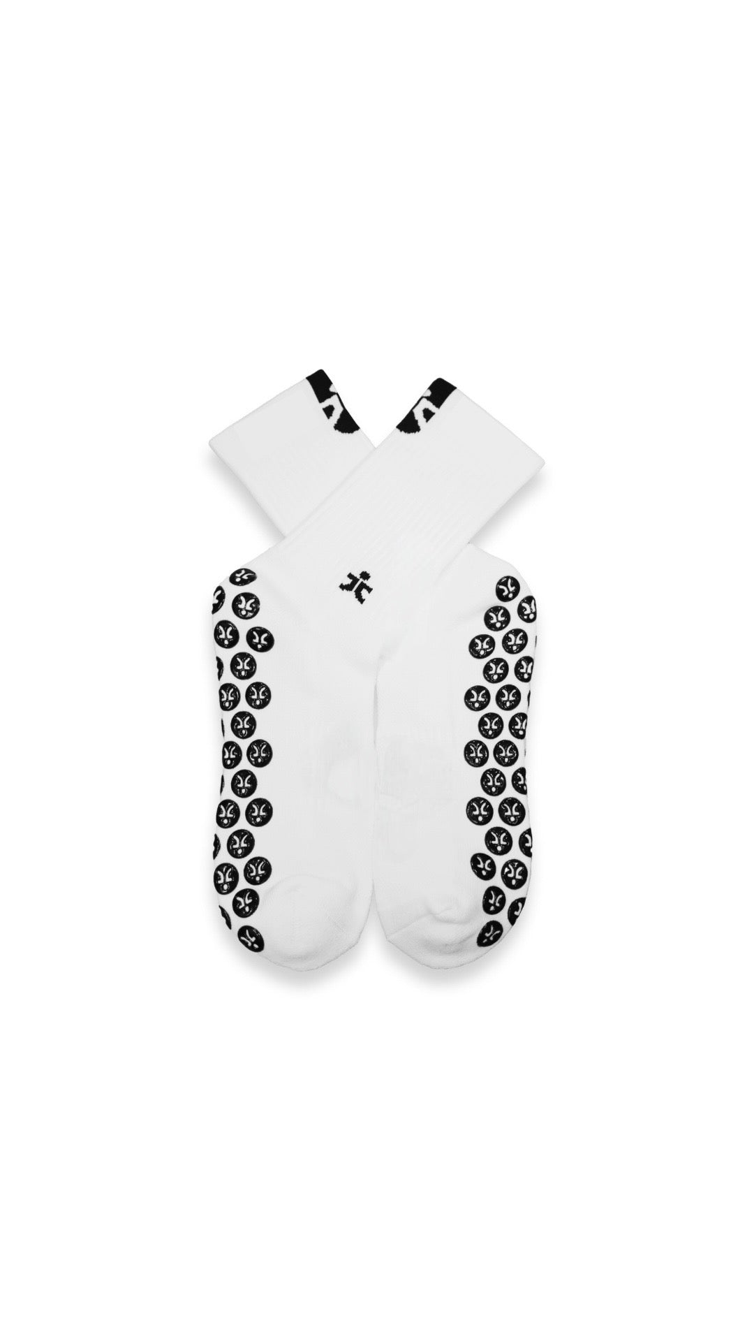 Personalised White Elite Grip Socks