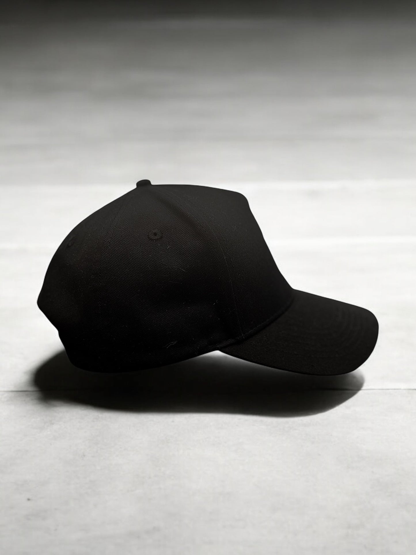 5 Panel Black Cap