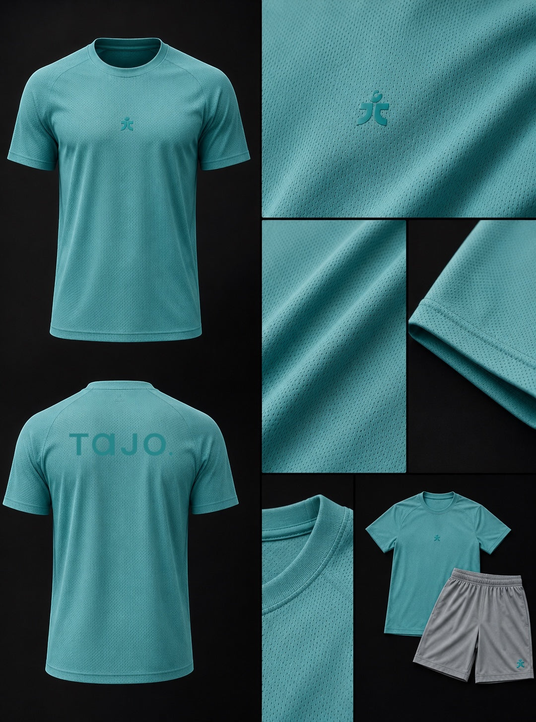 Teal Pack x T-Shirt & Shorts Performance Set